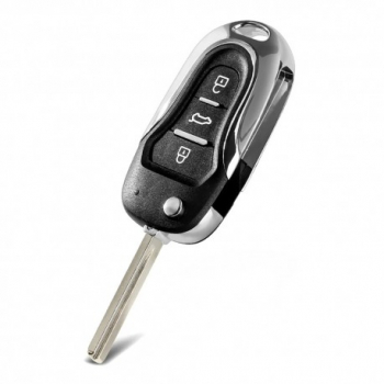 Carcasa Cheie Auto Techstar® KS-102 Pentru Hyundai IX30 IX35 si Sonata 3 Butoane Lamela Toy 40 Negru 
