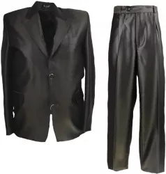 Costum elegant 2 piese pentru baieti LA Kids 06-CC-146-152 cm Gri 