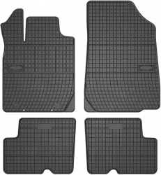 Covorase Auto din cauciuc elastic Dedicate Dacia Sandero An 2008-2012 Set 4 Buc Negru 