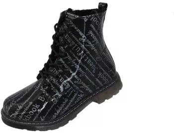 Ghete imblanite pentru fete American Club XD65 22 Negru 