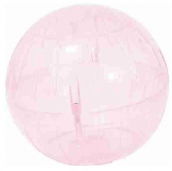 Jucarie Happet bila plastic pentru hamsteri 14.5 cm roz Y003