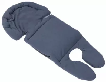 Perna reductor universala din bumbac pentru scaun auto 65 x 25 x 6 cm Sensillo 525430 Gri 