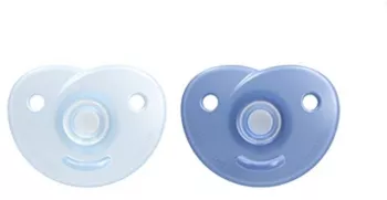 Set 2 suzete ortodontice din silicon Philips Avent Soothie SCF099 21-3-6 Albastru 
