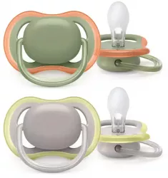 Set 2 suzete ortodontice din silicon Philips Avent Ultra Air SCF085 20 Multicolor 