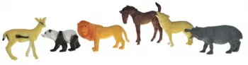 Set 6 animale salbatice 10 cm Ucok BB524356 Multicolor 
