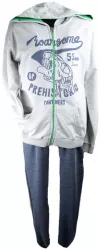 Trening pentru baieti Wendee OK21258-2G-140 Gri 