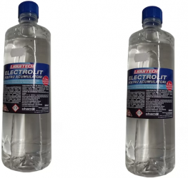 Set 2 buc acid baterie Electrolit pentru acumulatori 900 ML 