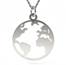 Colier din argint model Earth 