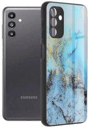 Husa Compatibila cu Samsung Galaxy A13 5G / A04s Techsuit Glaze Blue Ocean 