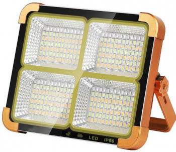 Proiector Led Solar 500W MRG M982 4x 84 LED Acumulator Powerbank 