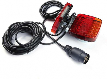 Set stopuri LED magnetice remorca priza si cablu 7.5m 