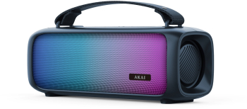 Boxa portabila Akai ABTS-08-BL 8 W Lumini RGB FM Radio Bluetooth Albastru 