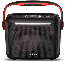 Boxa portabila Akai ABTS-K5 30W Bluetooth AM/FM Radio Lumini LED Negru 