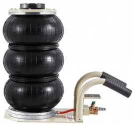 Cric pneumatic cu 3 perne Vevor capacitate 3 tone interval de ridicare 140 mm-450 mm 
