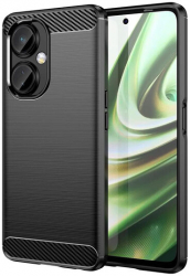Husa Compatibila cu OnePlus Nord CE 3 Lite Techsuit Carbon Silicone Negru 