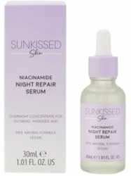 Ser pentru fata Sunkissed Skin Niacinamide Night Repair Serum 30 ml 