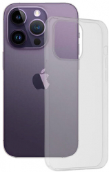 Husa Compatibila cu Apple iPhone 14 Pro Max Techsuit Clear Silicone Transparenta 