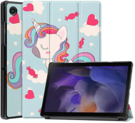 Husa Flip pentru Samsung Galaxy Tab A8 10.5 2021 - Techsuit FoldPro - Unicorn 