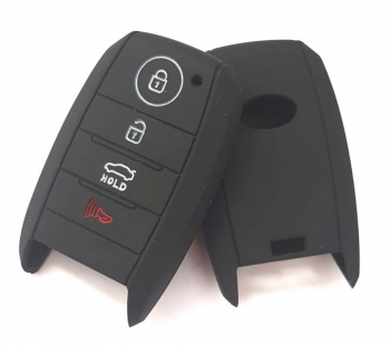 Husa silicon carcasa cheie pentru Kia 3+1 buton de panica 