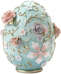 Ou decorativ Paste polirasina 21x22x26 cm 