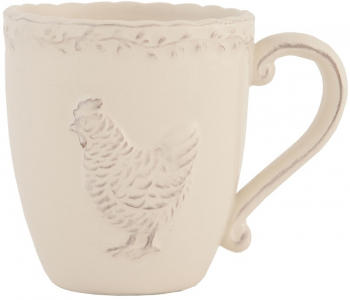 Set 10 cani ceramica bej Chicken 13x9x10 cm / 225 ml