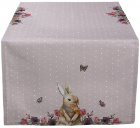 Traversa masa bumbac multicolor Iepuras 50x140 cm 