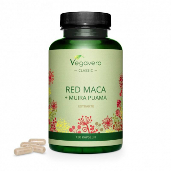 Vegavero Red Maca + Muira Puama 120 Capsule