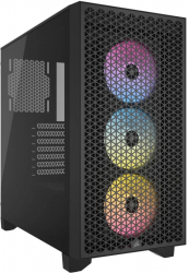 Carcasa Corsair 3000D RGB Airflow Middle Tower Black CC-9011255-WW 