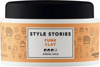 Clei modelator cu fixare puternica si finisaj mat pe baza de argila Alfaparf Milano Style Stories 100 ml 