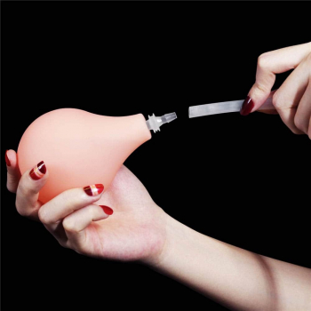 Dildo cu testicule - si ventuza Lovetoy Squirt Extreme culoarea Pielii lungime 25.4 cm diametru 4.8 cm 