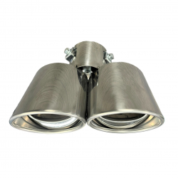 Ornament pentru Iesire Toba din Metal Compatibilitate Universala Latime Totala 17.5cm Diametru Teava 6 cm 