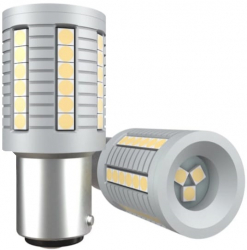 Set de 2 becuri led Xentech Light 45 SMD 3030 P21w alb 30w 