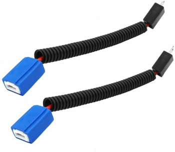 Set de 2 Mufe conversie de la H1 plastic la H1 ceramic cu fir 