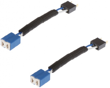Set de 2 Mufe conversie de la H7 plastic la H7 ceramic cu fir 