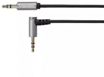 Cablu prelungitor Jack 3.5 mm la 3.5 90 grade 1m Profesional Kruger&Matz 