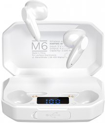 Casti bluetooth 5.1 M6 Kruger&Matz KMPM6-W