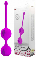 Bile si Oua Vaginale Kegel Tighten Up II Pretty Love 3.2 cm Violet 