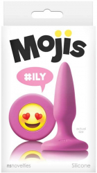 Dop Anal NS Toys Mojis Ily Roz grosime 2 cm lungime 8.5 cm cu ventuza 