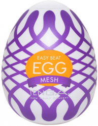 Masturbator EGG MESH Tenga Alb lungime 7 cm forma normala 