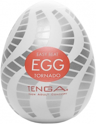 Masturbator EGG TORNADO Tenga Alb lungime 7 cm forma normala 
