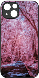 Husa BestCase Slim Glassy Comp Cu Apple iPhone 13 Cherry Blossom HD Colors Prot camera G 1382 