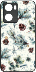 Husa BestCase Slim Glassy Comp Cu OPPO A77 4G / A77s Xmas Pattern HD Colors Prot camera G 1367 