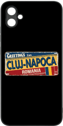 Husa BestCase Slim Glassy Comp Cu Samsung Galaxy A04e Cluj Napoca License plate HD Colors Protectie camera G 1185 