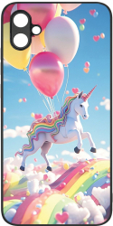 Husa BestCase Slim Glassy Comp Cu Samsung Galaxy A04e Magical Pattern HD Colors Protectie camera G 1215 