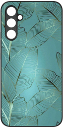 Husa BestCase Slim Glassy Comp Cu Samsung Galaxy A04s Blue Feathers HD Colors Protectie camera G 1162