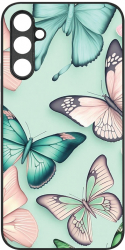 Husa BestCase Slim Glassy Comp Cu Samsung Galaxy A04s Butterfly Pattern HD Colors Protectie camera G 1227 