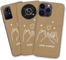 Husa Motorola Moto E7 Power Silicon Gel Tpu Model BFF Pinky Promise 