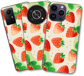 Husa Sony Xperia 1 III Silicon Gel Tpu Model Capsuni Pattern 