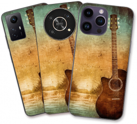 Husa Sony Xperia 10 III Silicon Gel Tpu Model Chitara Vintage 