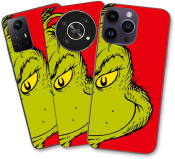 Husa Samsung Galaxy S21 FE Silicon Gel Tpu Model Craciun Grinch Face 